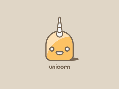 Unicorn corn cute horn illustration negativebear pun unicorn