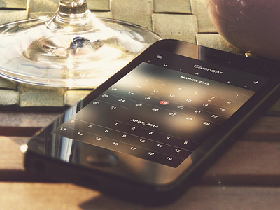 Calendar app app application calendar ios iphone ui ux