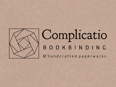 Complicatio Bookbinding branding branding design logo vector