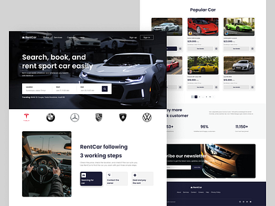 Rental Car Landing Page