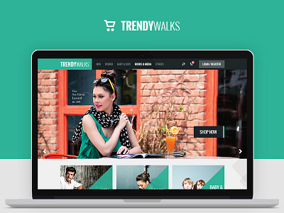 Trendywalks - Fashion eCommerce ecommerce eliyas fashion green shopping site trendy web
