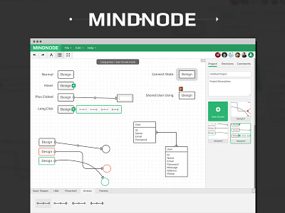 Mindnode - Web App app eliyas flowchart illustrator mindmap mindnode prototype sketch uml web wireframe