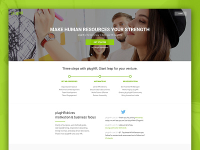 PlugHR Website - ReDesign clean hr minimal plughr redesign ui website