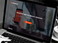 Finance app Website