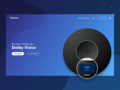 Automatic perceptions bluejeans branding concept redesign ux website