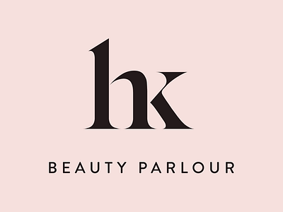 Beauty Parlour - Logo beauty brand identity logo mark monogram parlour saloon
