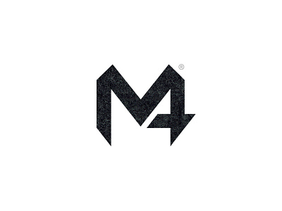 M4 dark design fashion graphic logo m4 m4 logo