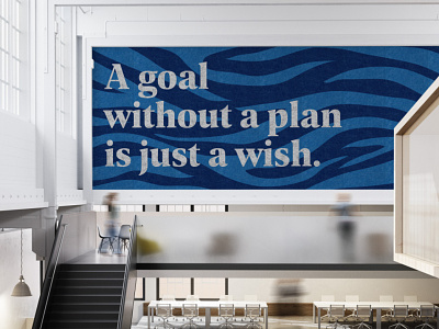 Sustainawall - Plan art mural mural design quote sustainability sustainable wall art