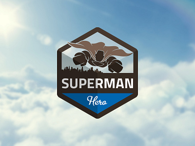 Superman Hero Gift app badge blue flirt gift hero holiday icon iphone love square superman