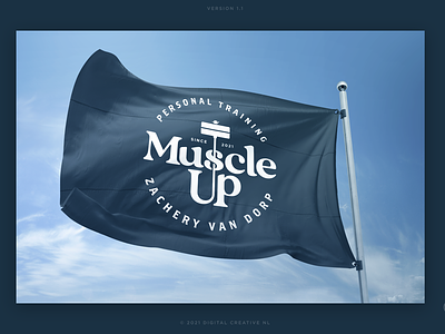 Muscle Up logo cross fit design fitness logo personal trainer pt