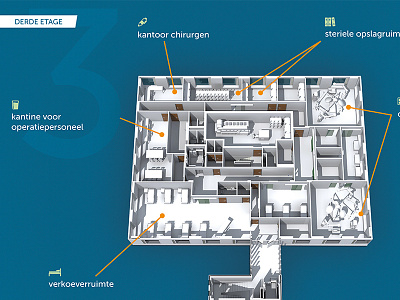 Clay Render Floorplan