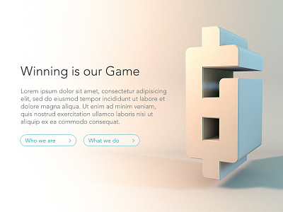 Website Element - Count & Cooper 3d avenir design logo online project screenshot text web website