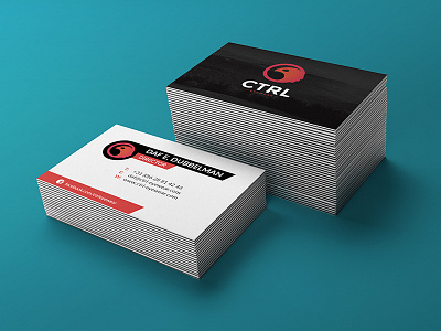 CTRL Business Cards business cards corporate ctrl design eyewear graphic kaartjes visite