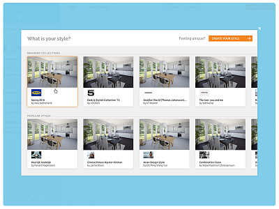 Whats your style? decoration home interior landing style ui ux web website