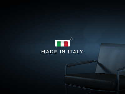 Made in Italy flag green handmade in italy logo made red