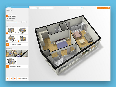 New 3D mode 3d mode concept editor floorplanner viewer