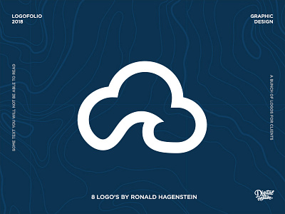 Logofolio - Volume 3 blue cloud dark diap hidden inverted logo wave