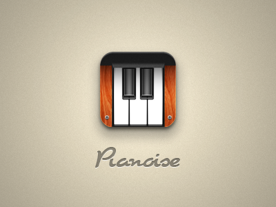 Pianoise Icon app apple application hagenstein icon logo piano pianoise ronald