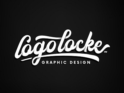 Logolocke typography logo