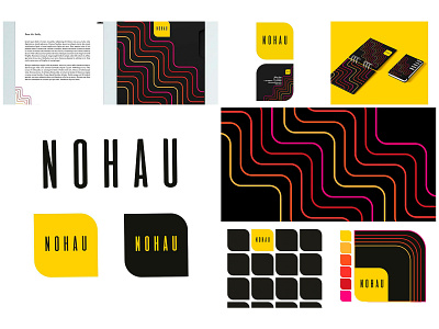 Marca e Identidade Visual - NOHAU ESCOLA @nohau_escola branding design illustration logo typography ux