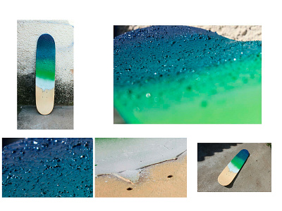 ART BEACHSHAPE by @wolmindahgrota art beach graphic design skateboard