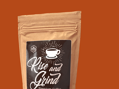 Coffee Label Design coffee design illustrator label design label packaging