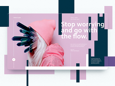 Go With The Flow abide guide go with the flow grid mininal mondrianizm photo stop worrying ui