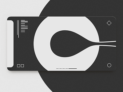 Abstract Ui #1 abstract duotone geometry greyscale ui