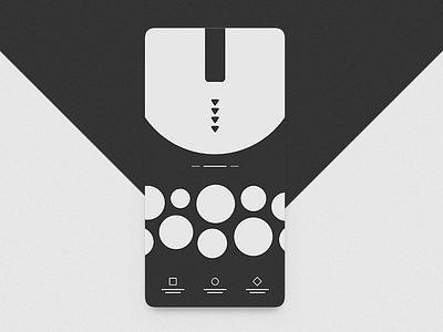 Abstract Ui #2 abstract duotone experiments geometry greyscale resemblance shapes ui