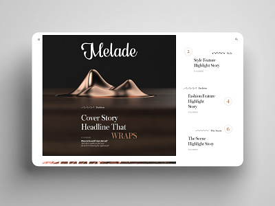 Editorial TOC app bold clean creative editorial elegant function geometry grid inspiration interface luxury minimalism ui uiux ux web webdesign