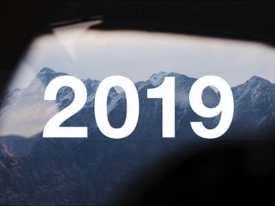 2019: The Year In Review animation app brand design brand film brand identity branding film typography ui ux website year in review yearbook