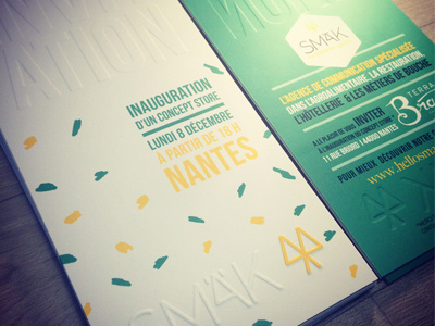 INVITATION CONCEPT STORE branding brasil conceptsore event invitation print