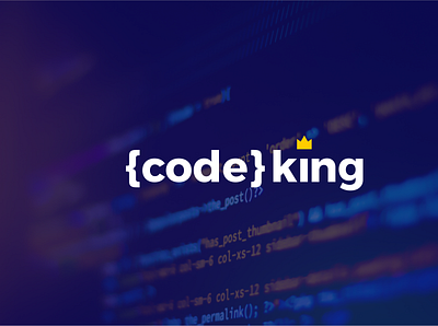 CodeKing branding code coding logo developer logo flat design flat logo flat logo design flatdesign logo logo design technology logo vector