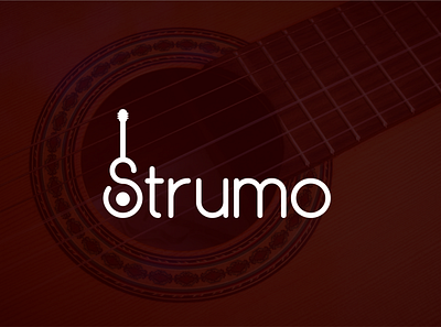 Strumo apps logo branding clean flat design flat logo flat logo design flatdesign guitar guitar course guitar course logo guitar logo guitarist guitarist logo logo logo design music music app music app logo music logo vector