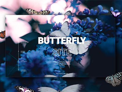 Butterfly Site - UX/UI - Natural web site