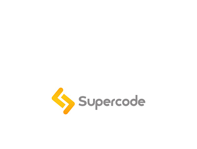 Logo design for Supercode app branding design flat graphic design logo minimal typography ui web