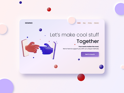 Gemino Landing Page