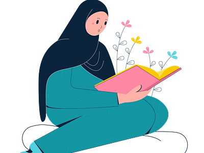 Simple Character of Muslim Girl