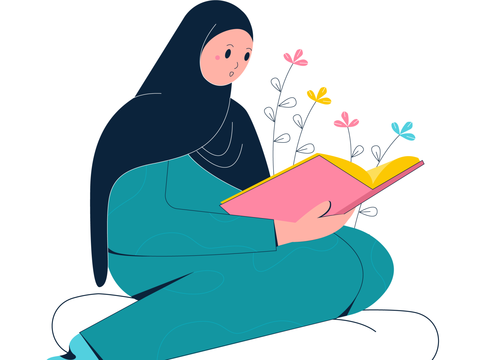 simple-character-of-muslim-girl-by-amelia-hidayat-on-dribbble