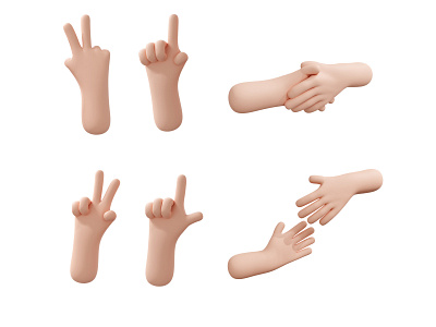 3d hand gesture collection