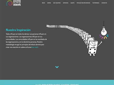 Sitio Web Efecto Domino