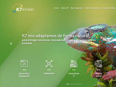 Sitio Web K7 design responsive ui website