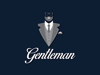 Professional gentleman Suit/Blazer/Coat/Tuxedo Logo Design