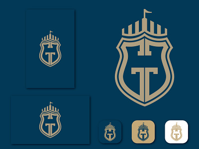 GG Luxury Monogram Initial Letters Logo Design