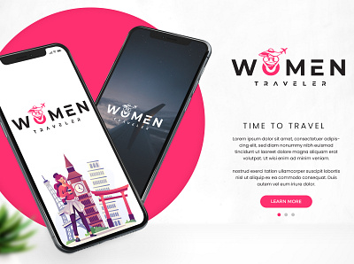 Women Traveler Logo Design brandidentity branding creative design creative logo design global tour graphic design logo logoart logodesign tour logo tourism tourist travel agency logo travel logo traveler website logo women women traveler