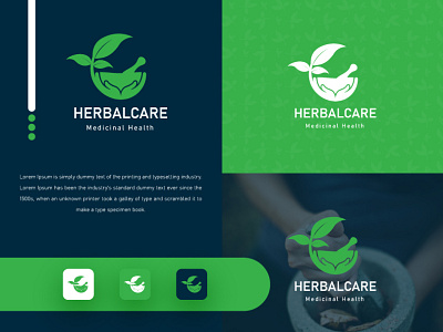 Healthcare Medical Herbal Logo Design