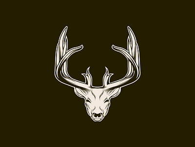 DEER animal branding concept deer designs header logo logotype shape