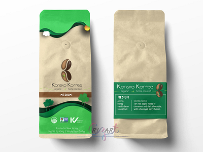 Coffee Logo and Package Design bag coffee design illustrator logo package photoshop