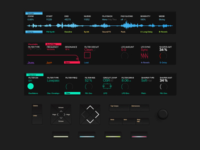 Ableton Push - Components by Kévin Sachs on Dribbble