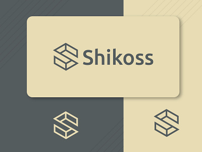 Shikoss | Furniture studio brand branding design furniture identity logo